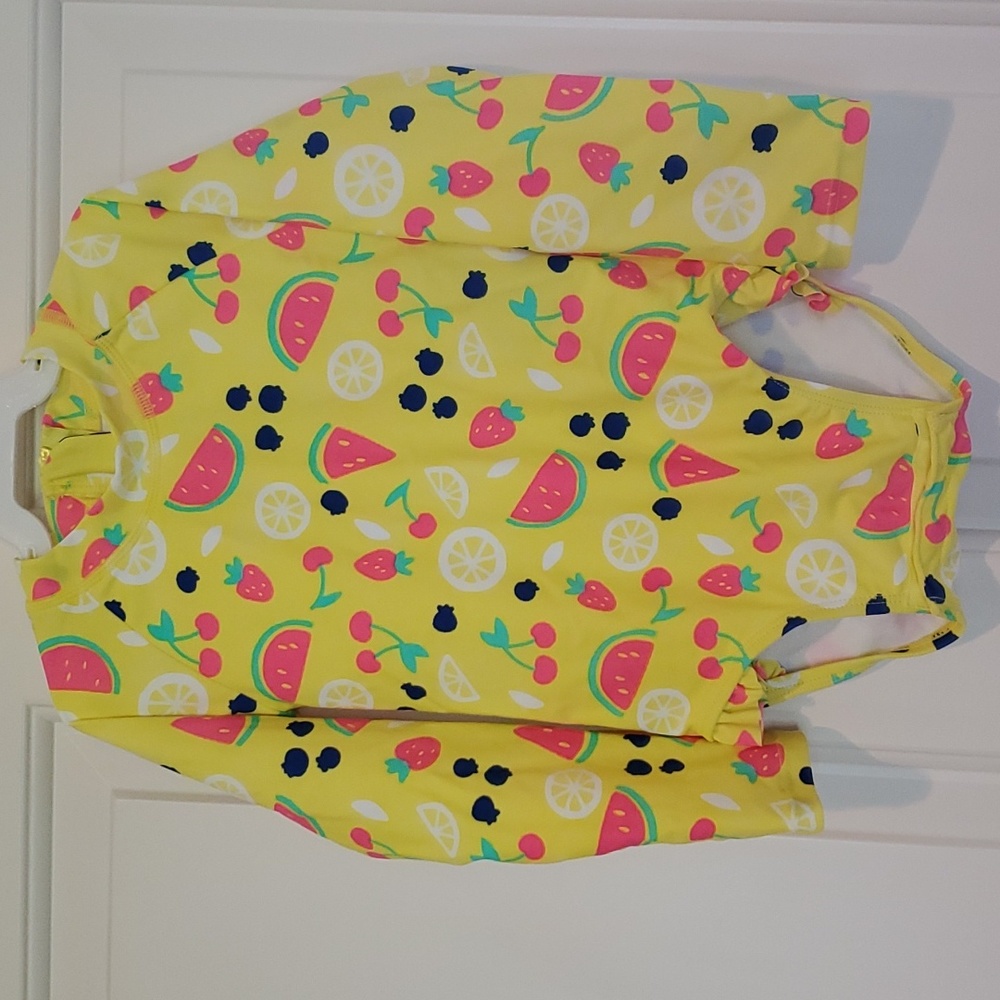 Baby Girls Wave Zone 1 pc FRUIT Rash Guard Swim Suit Size 12 Months NWT